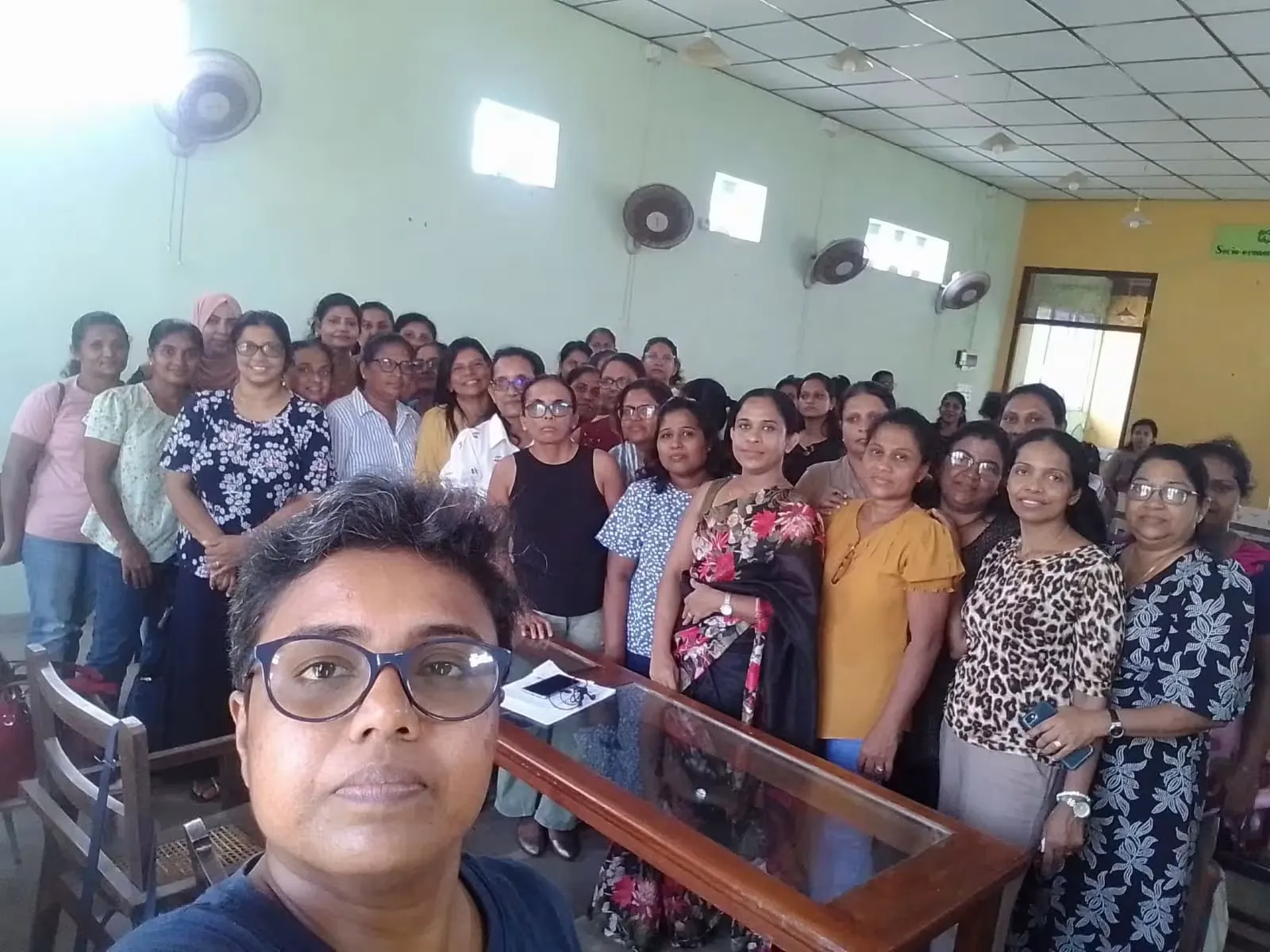 Chamari coaching female entrepreneurs on personal branding