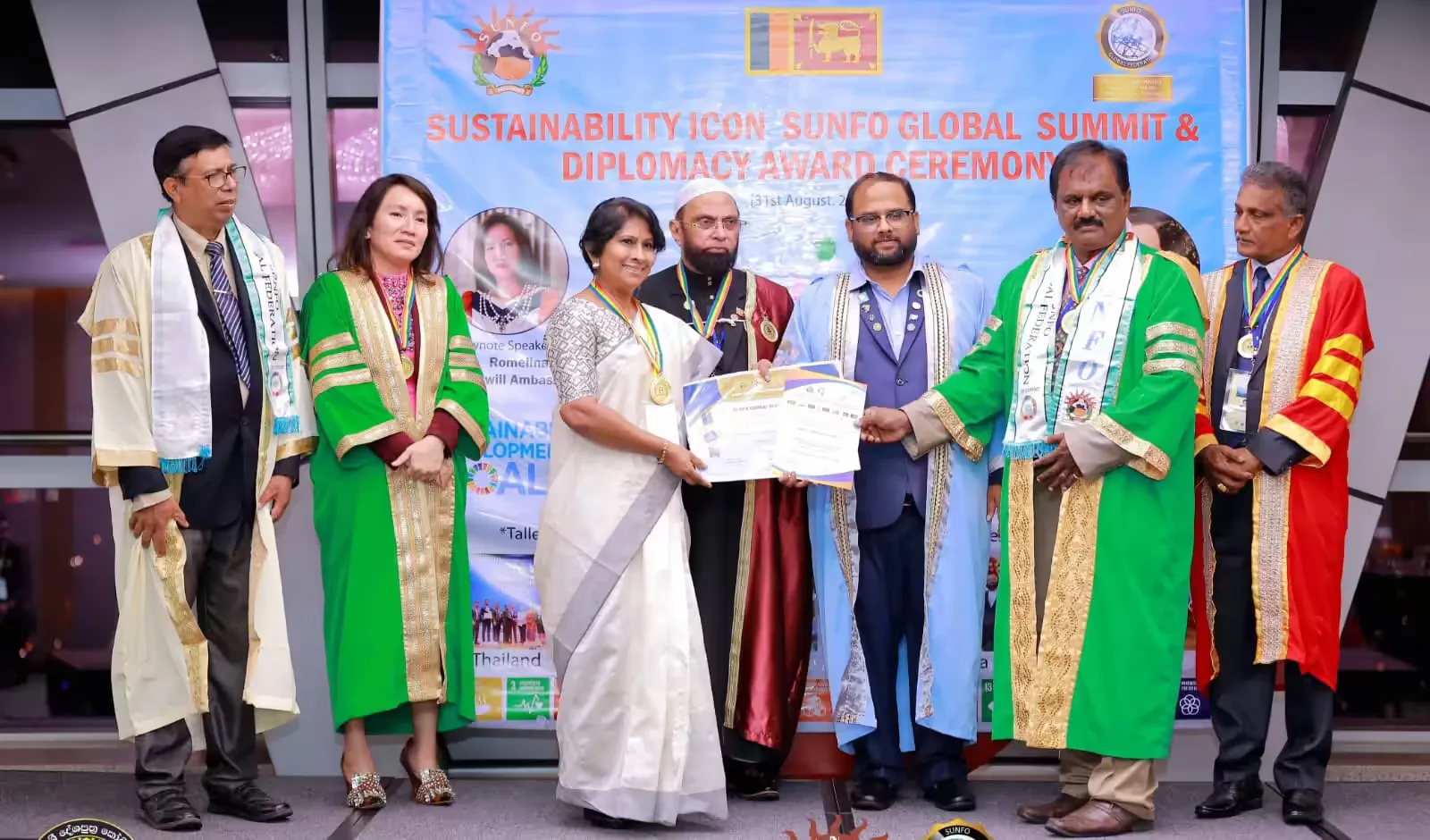 Sustainability Icon Diplomacy Award - SUNFO Global Summit
